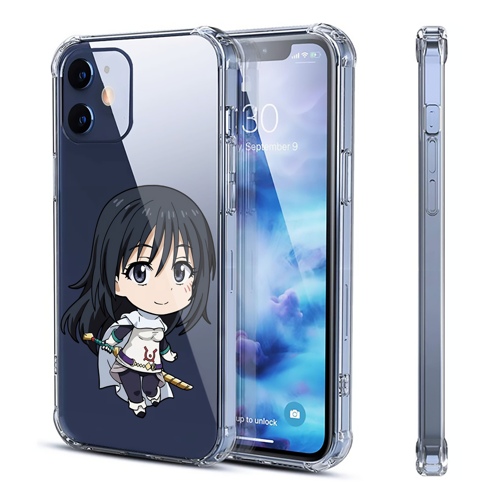 （画像用） 転スラ Regarding Reincarnated to Slime 【iPhone 12シリーズ対応】透明スマホケース（クリアソフトケース）